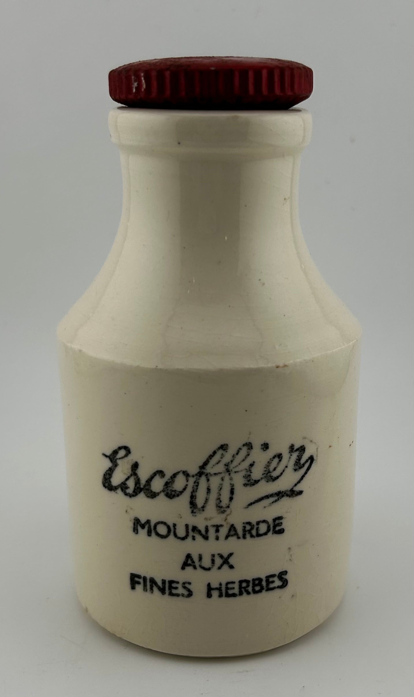 Escoffier Vintage Mustard Jar