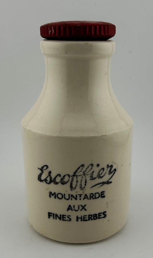 Escoffier Vintage Mustard Jar
