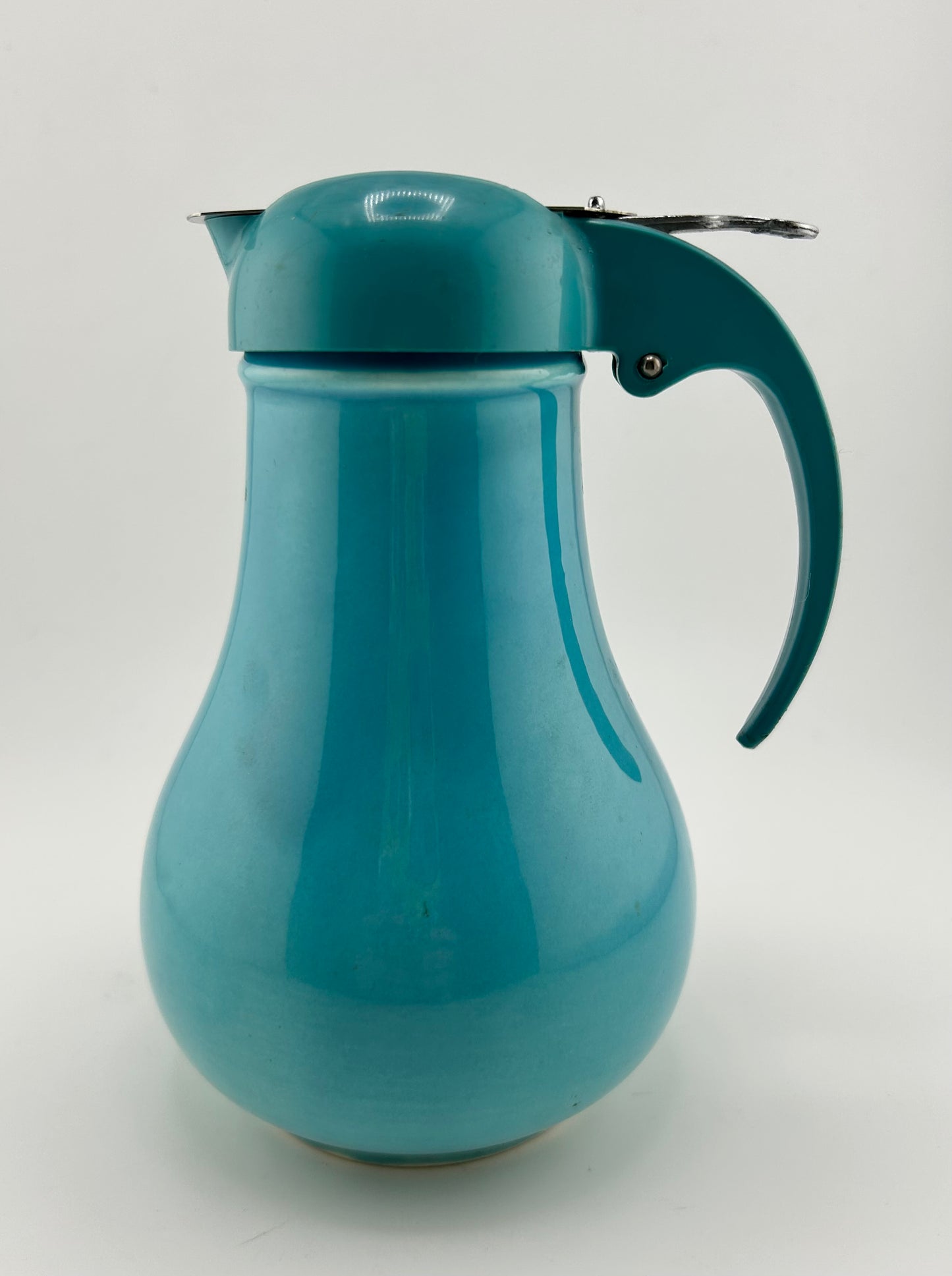 Vintage TurquoiseFiesta Syrup Dispenser