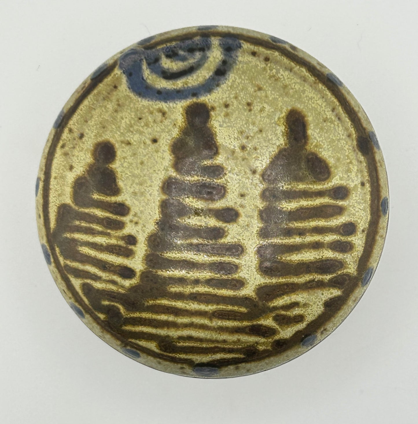 Ceramic Lidded Vessel by William “Bill” Creitz