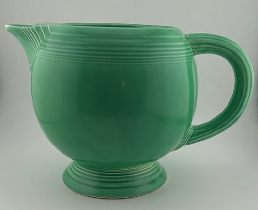 Vintage Fiestaware Green Ice Lip Pitcher