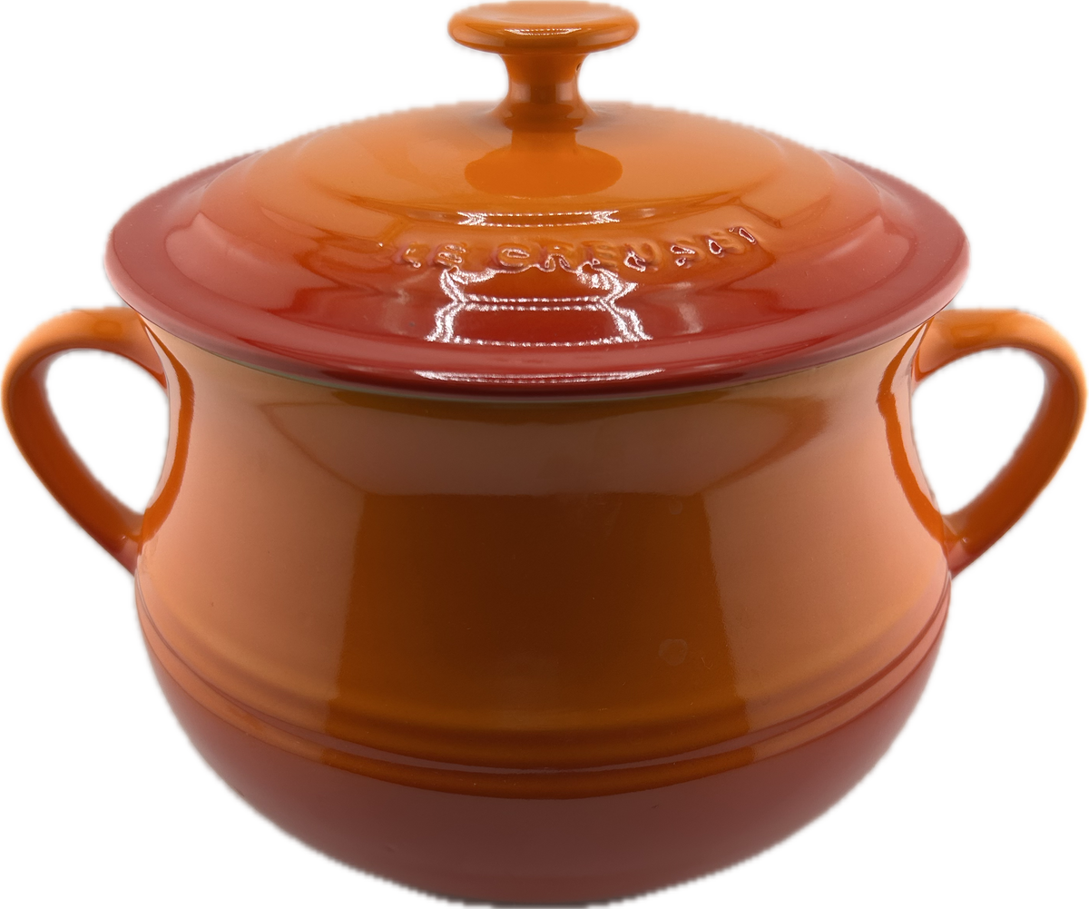 Le Creuset Heritage 4 QT Stoneware Bean Pot