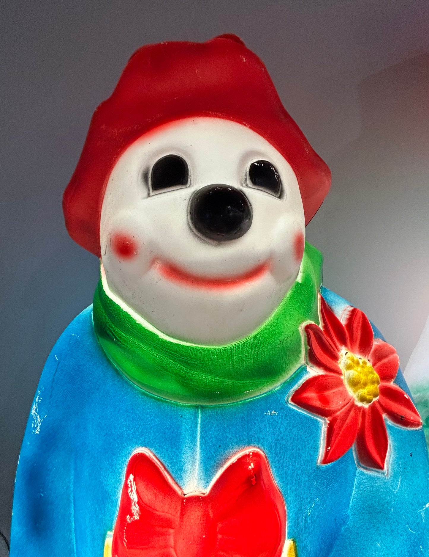 Rare Empire Hobo Snowman Blow Mold