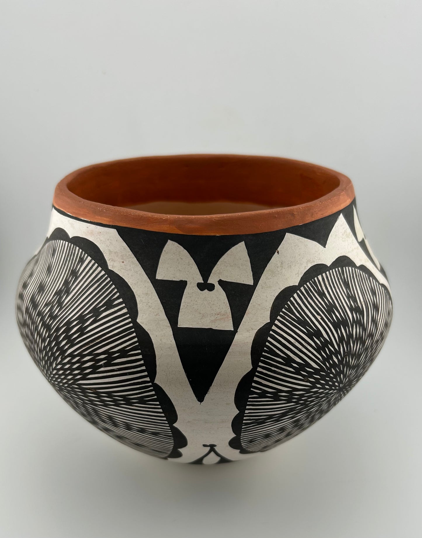 Acoma Pottery New Mexico Large Painted Pot