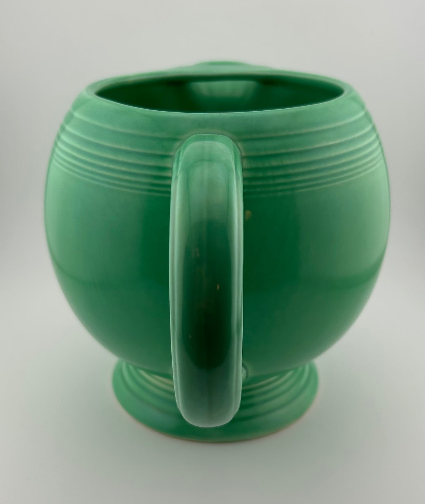 Vintage Fiestaware Green Ice Lip Pitcher