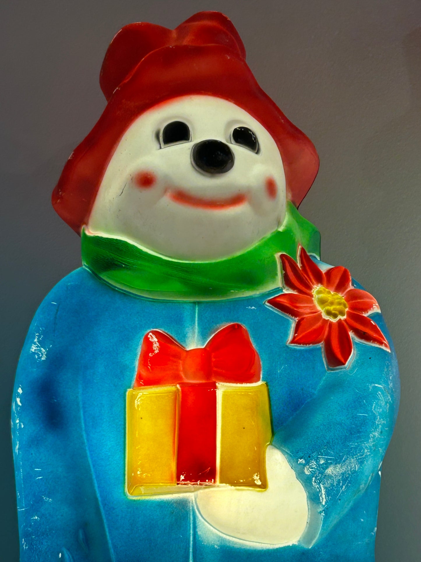 Rare Empire Hobo Snowman Blow Mold