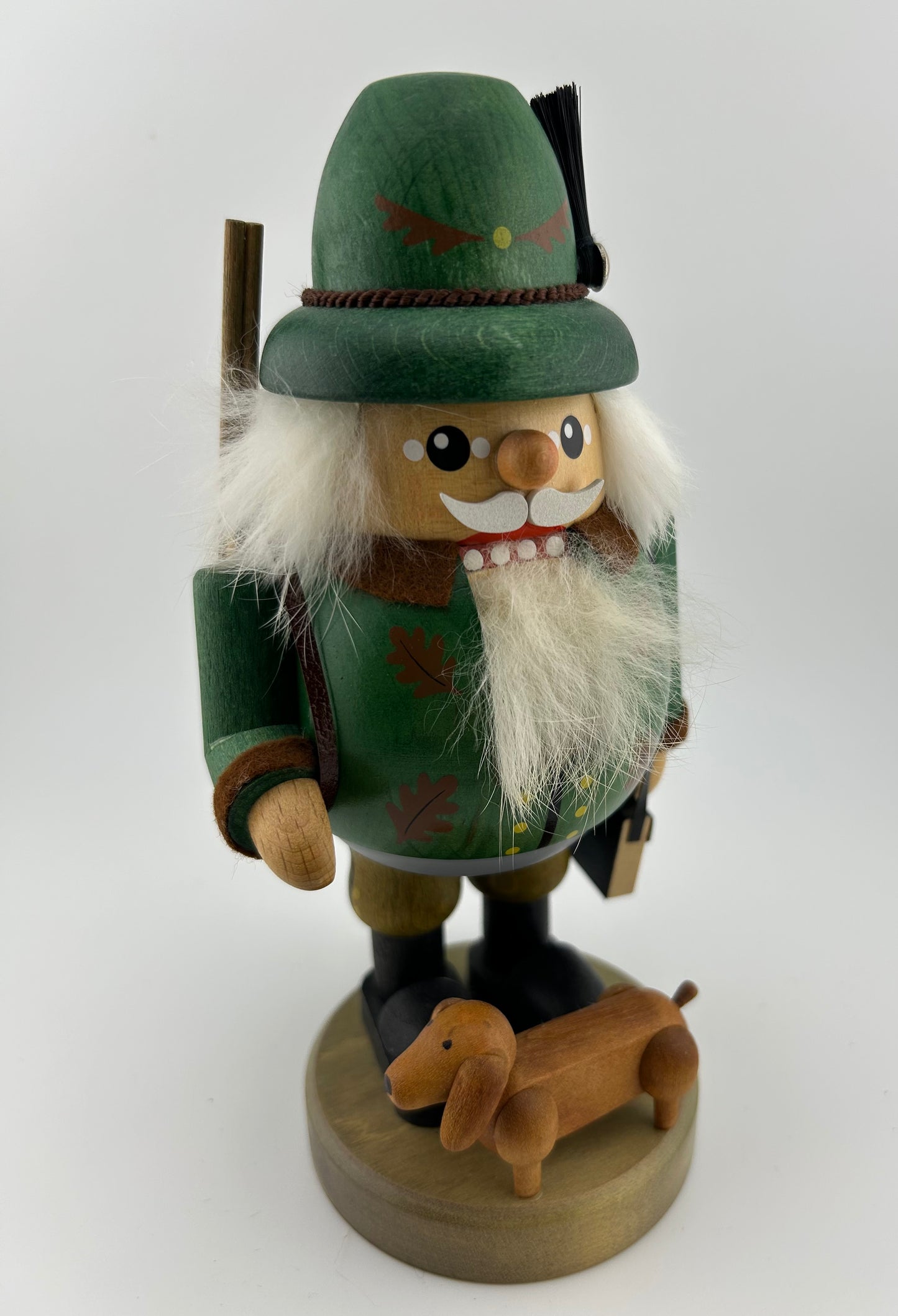 Erzgebirgische Volkskunst Nutcracker with Dog