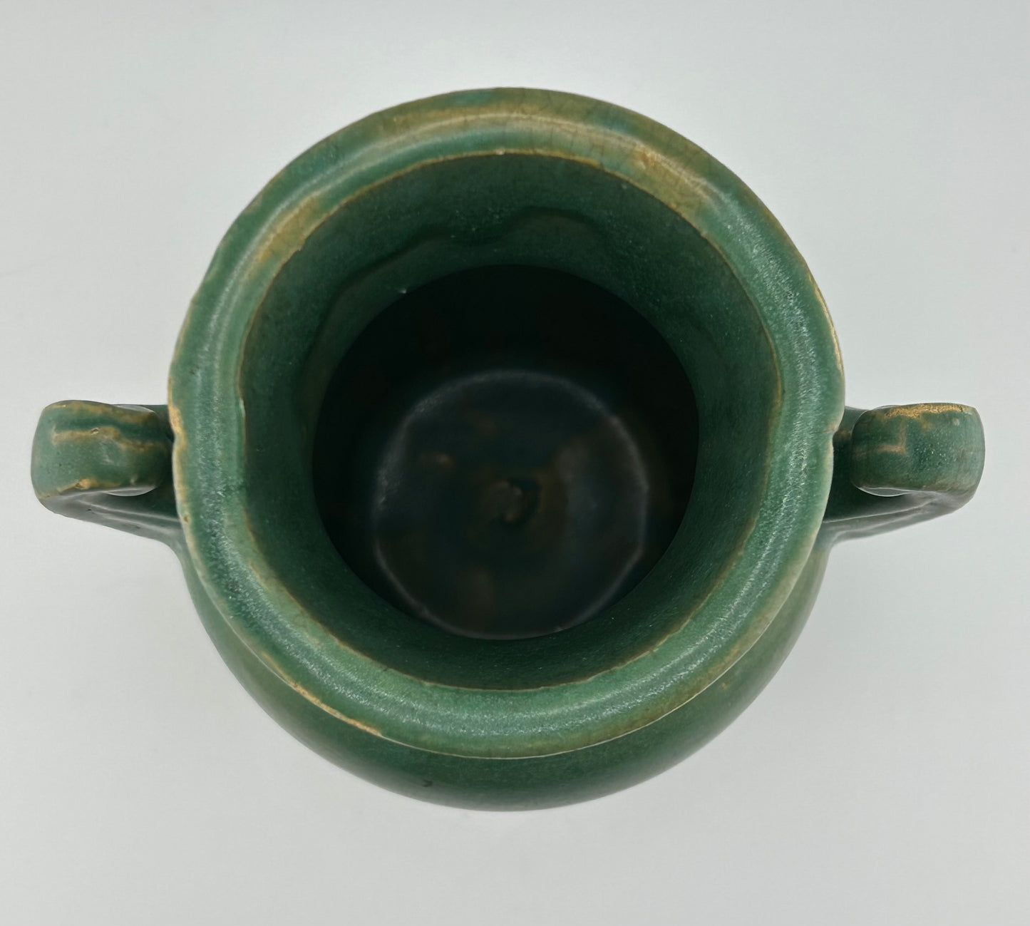 Matte Green Pottery Vase