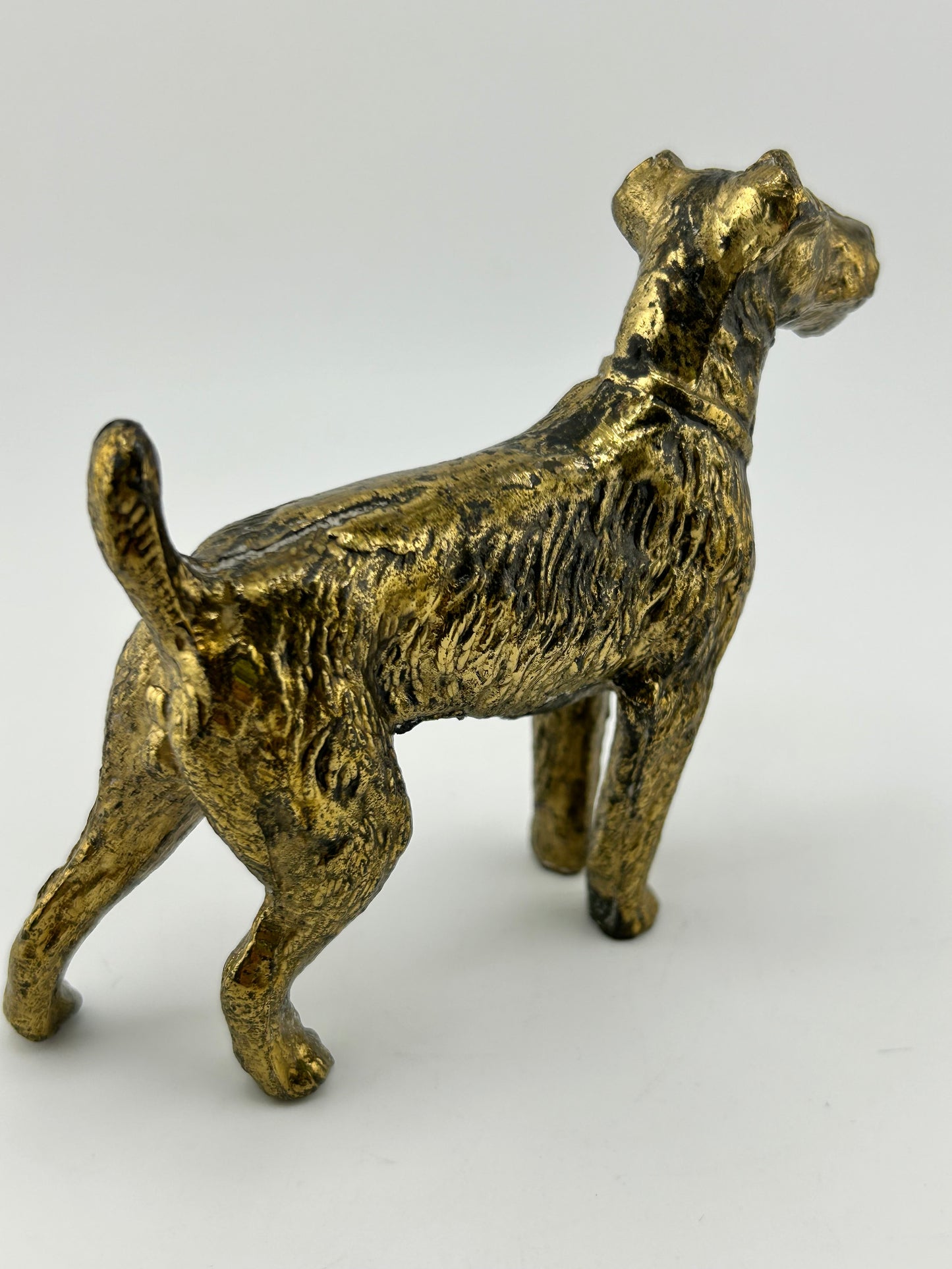 Brass Terrier Figurine