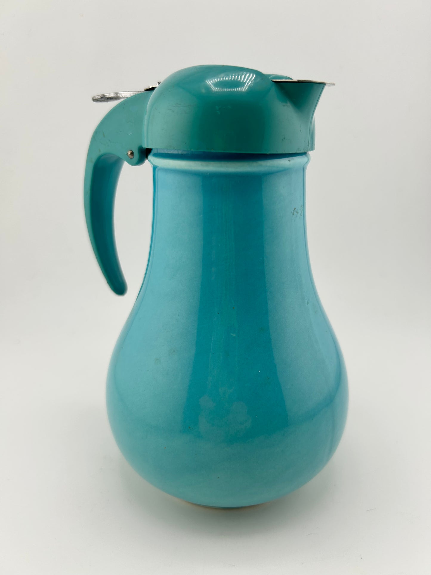 Vintage TurquoiseFiesta Syrup Dispenser