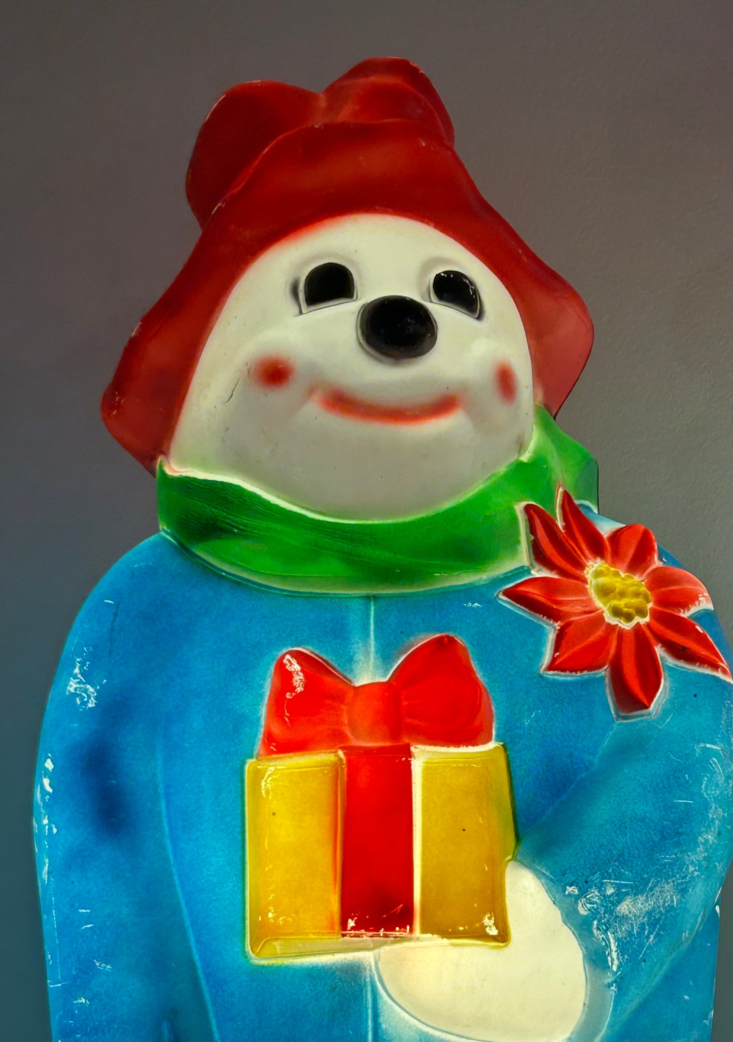 Rare Empire Hobo Snowman Blow Mold