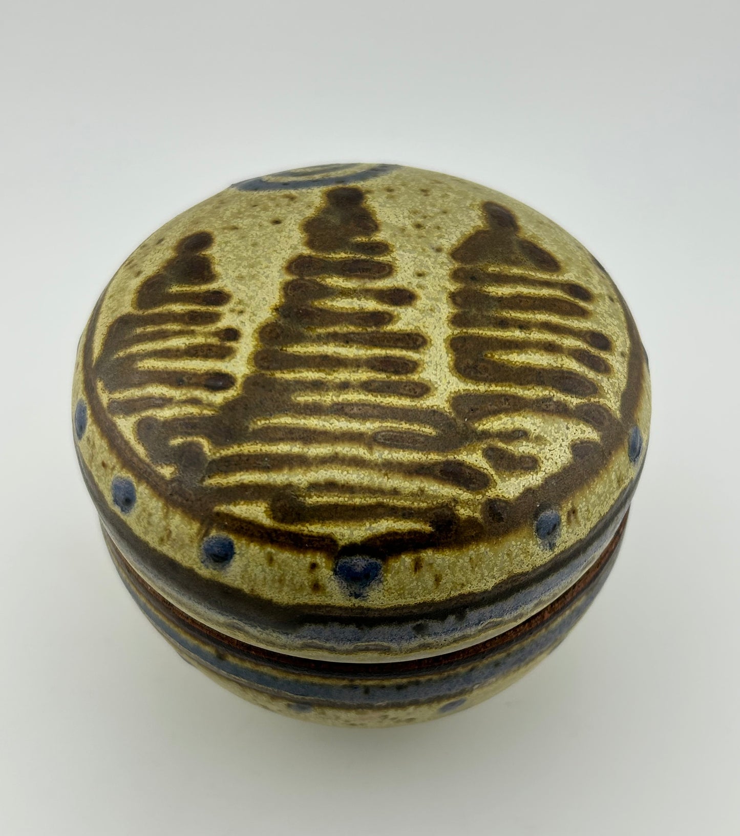 Ceramic Lidded Vessel by William “Bill” Creitz