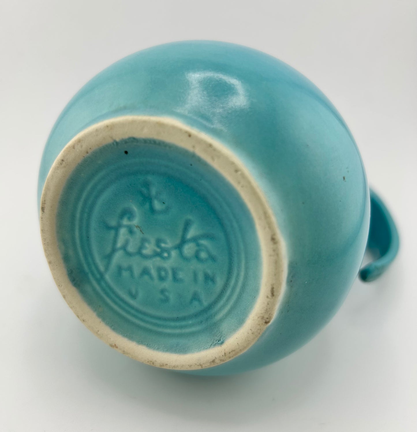 Vintage TurquoiseFiesta Syrup Dispenser