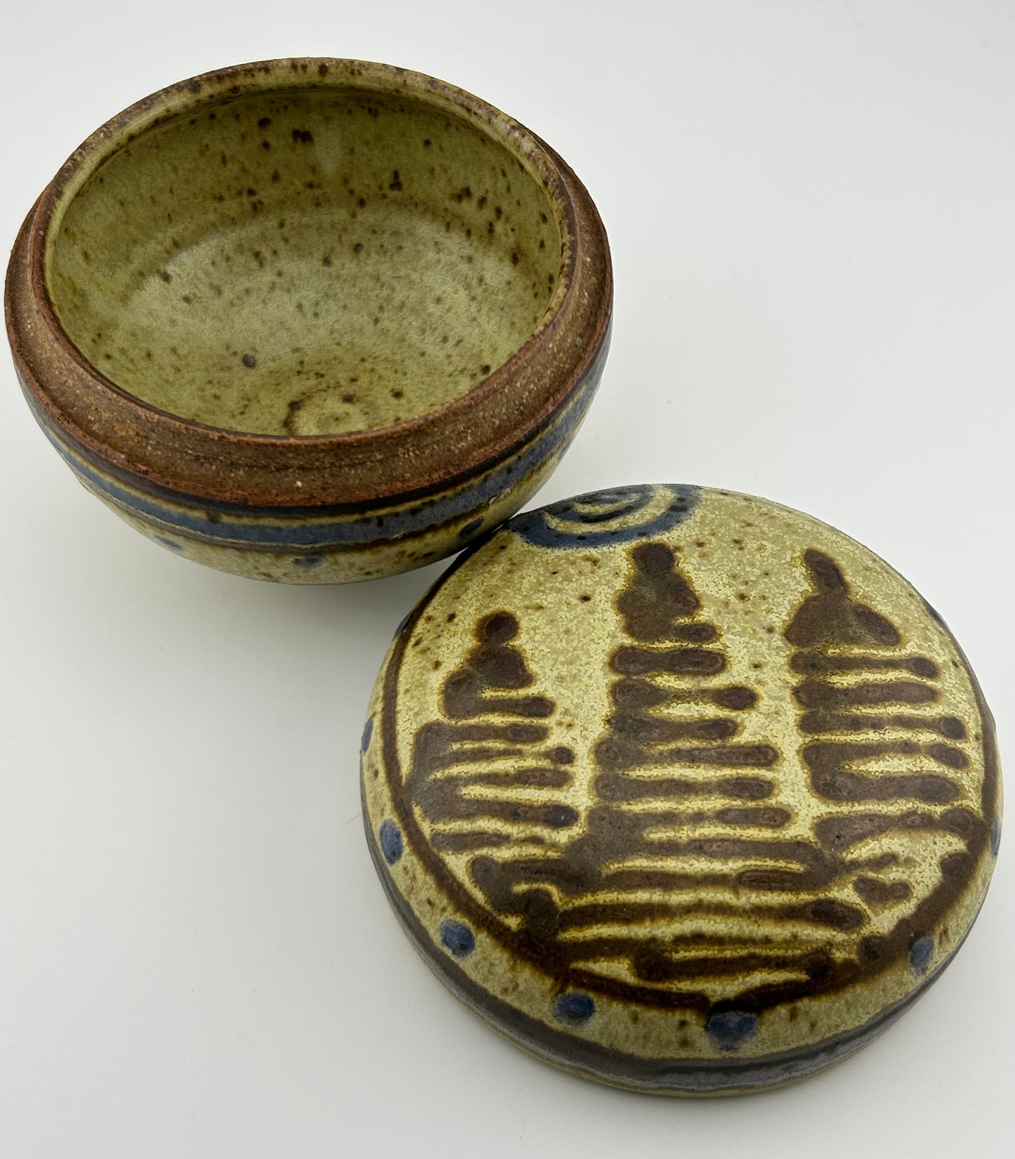 Ceramic Lidded Vessel by William “Bill” Creitz