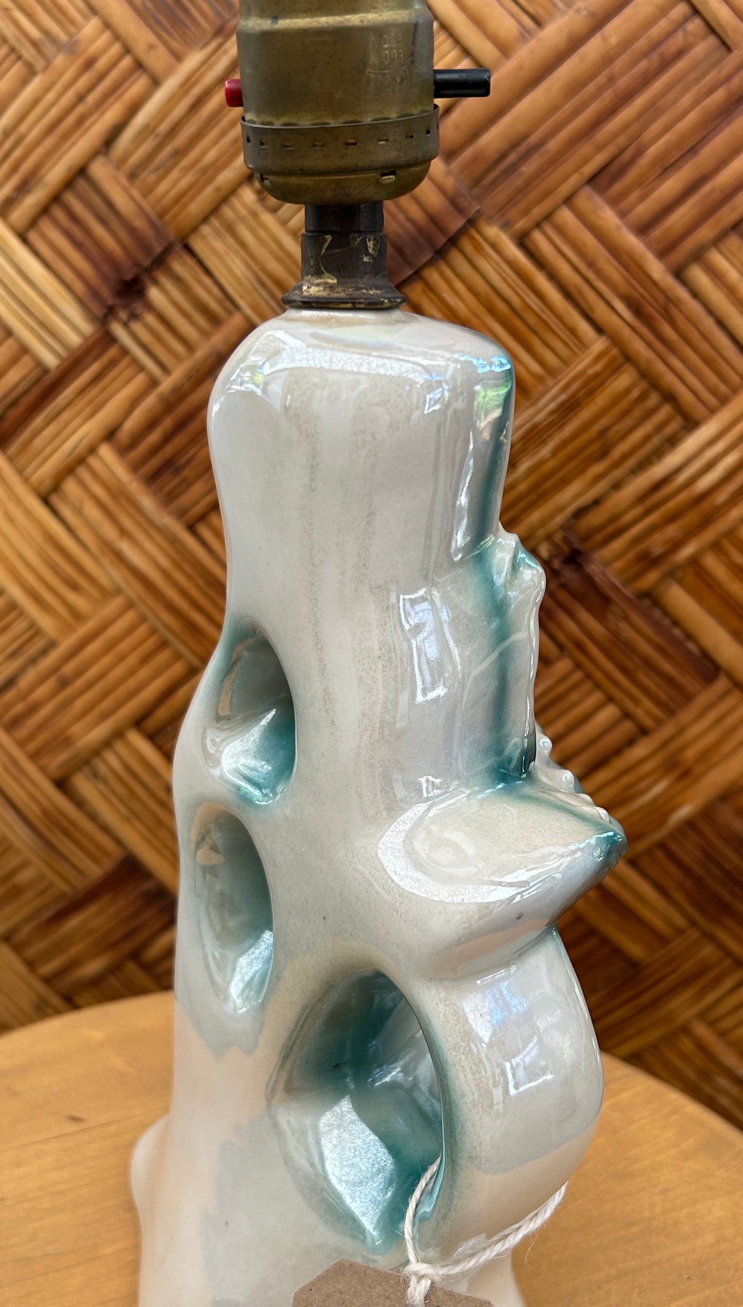 Vintage Lustreware Ballerina Lamp