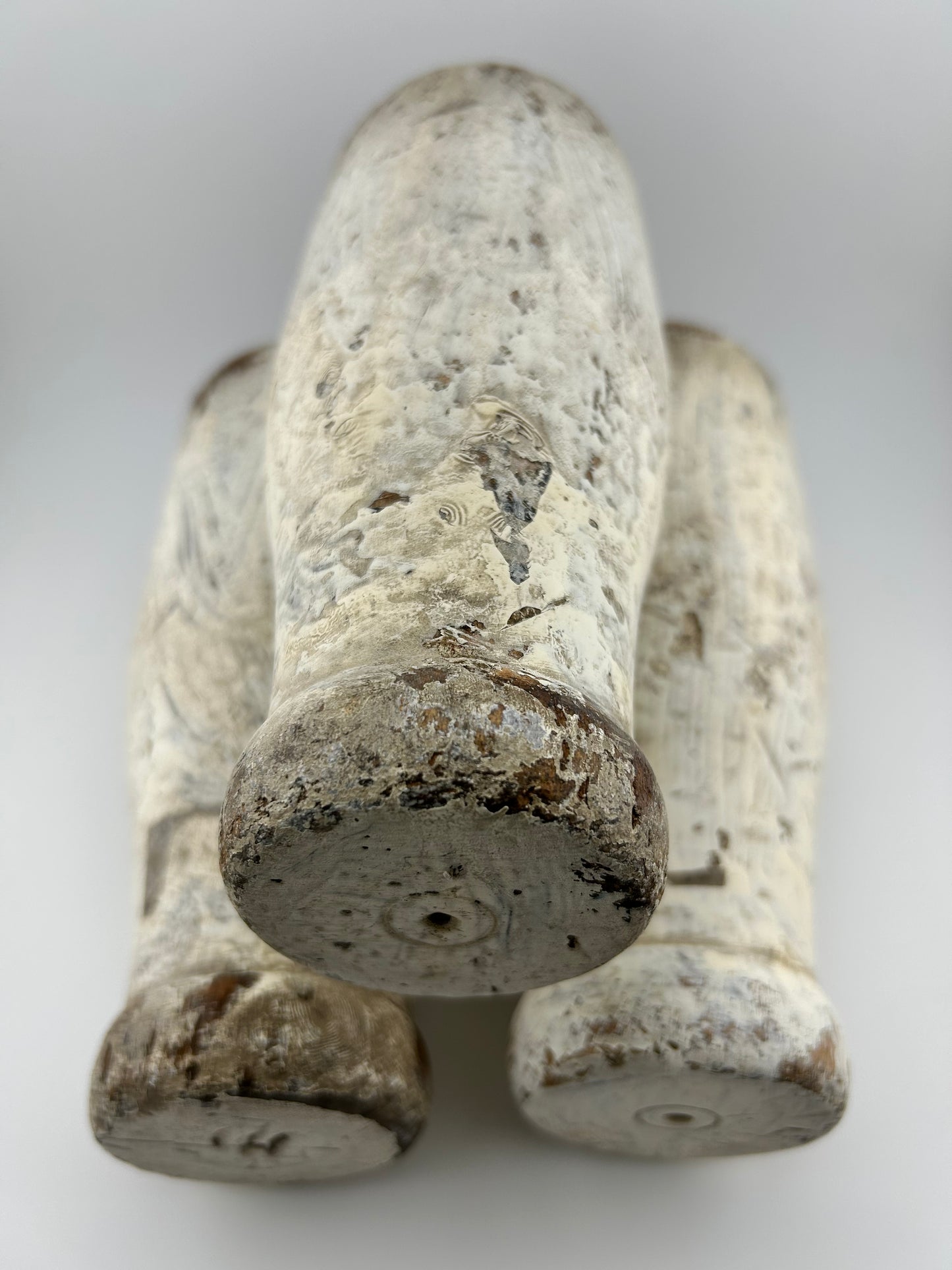 Antique Wood Carnival Milk Bottles (Set of 3)