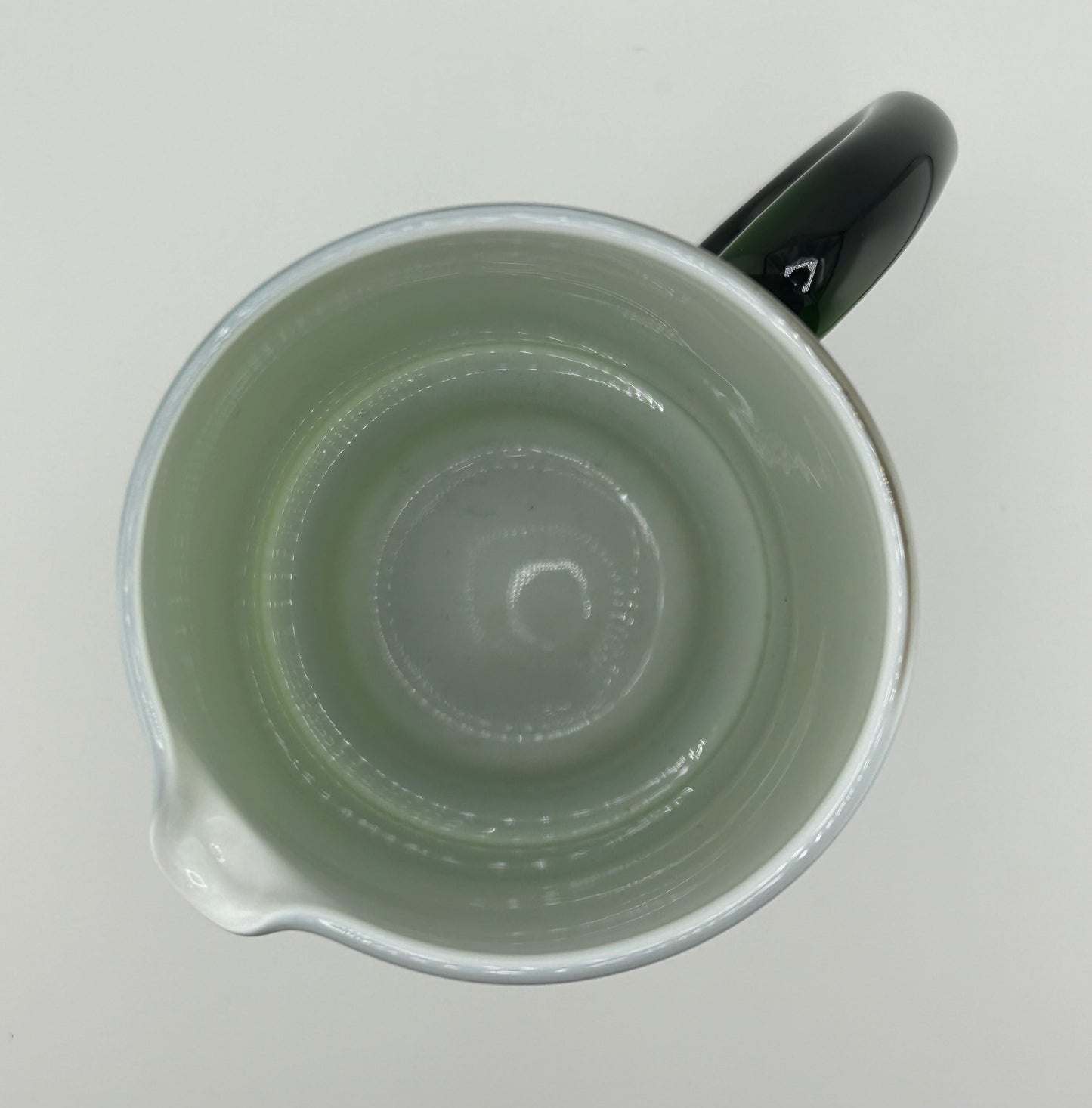 Holmegaard Palet Green Cased Glass Pitcher