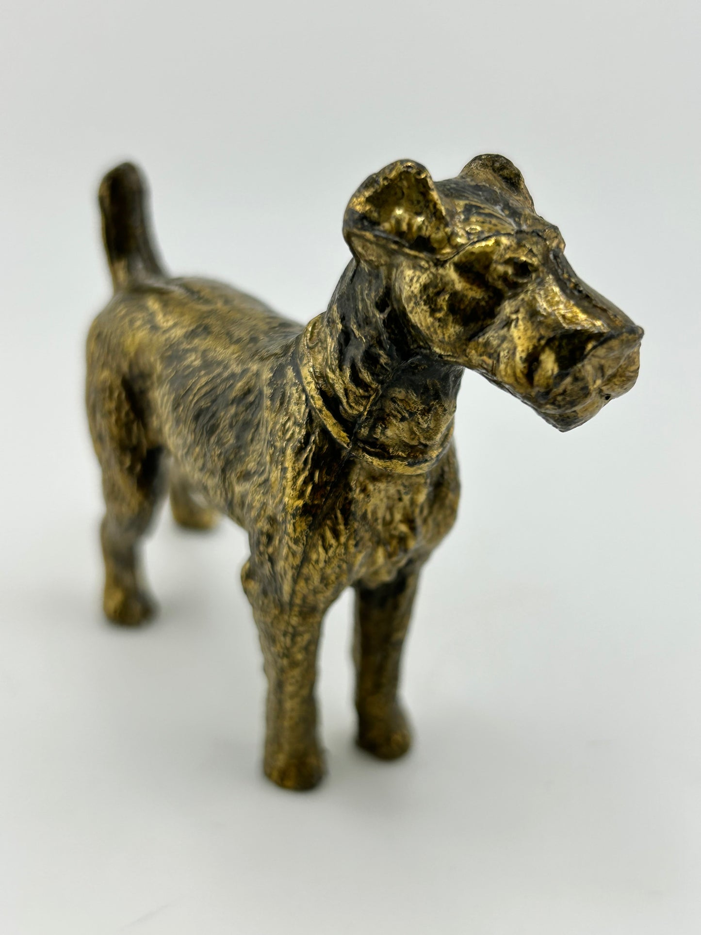 Brass Terrier Figurine