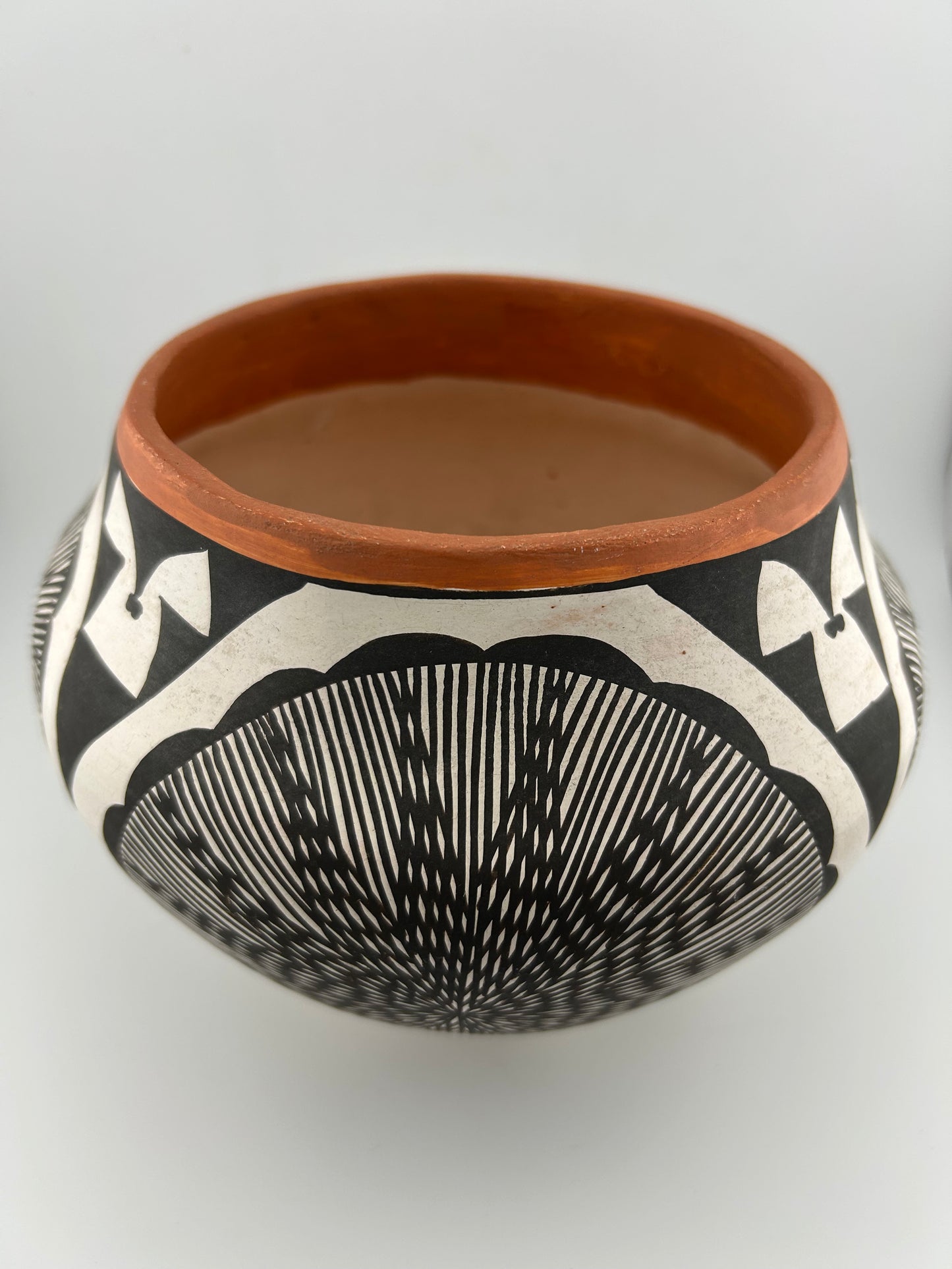 Acoma Pottery New Mexico Large Painted Pot
