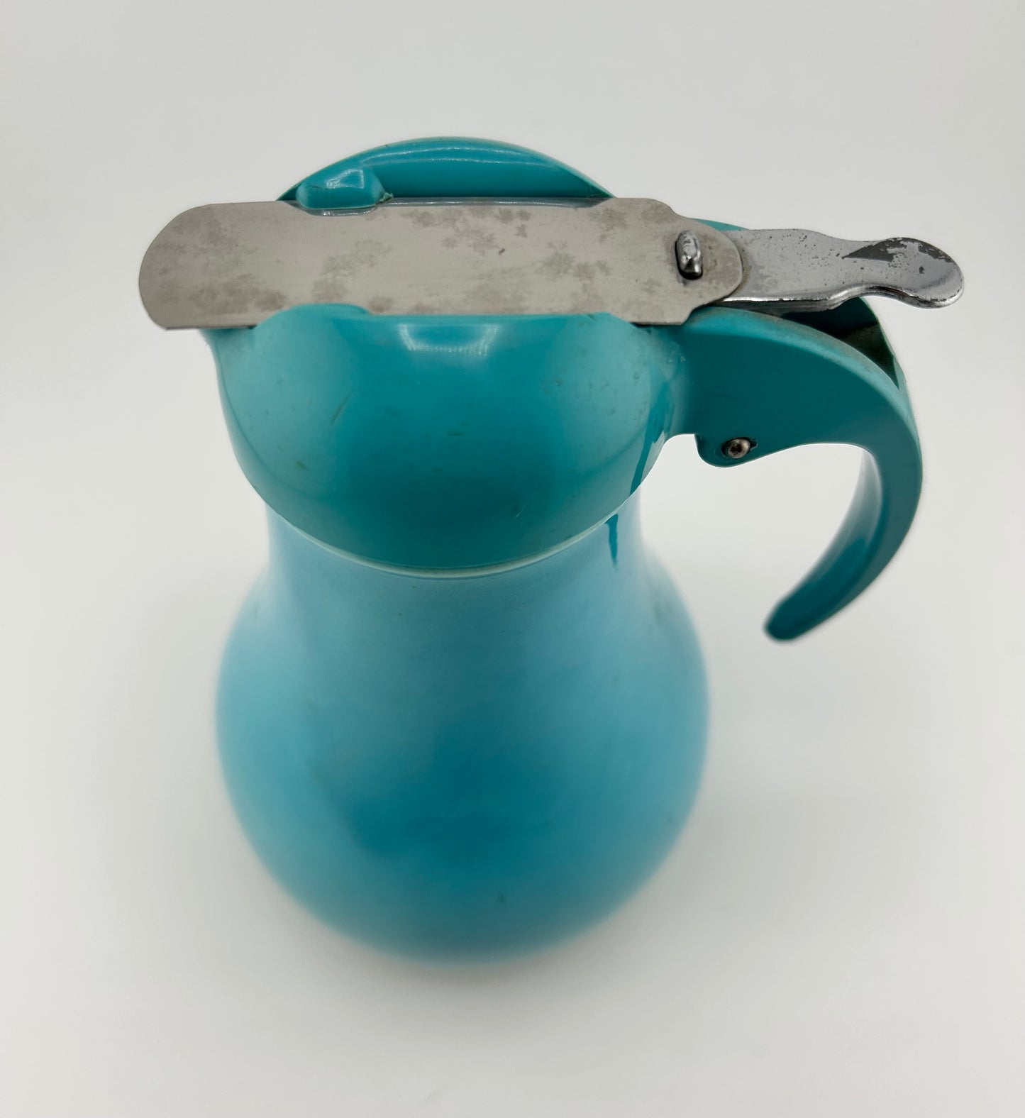 Vintage TurquoiseFiesta Syrup Dispenser