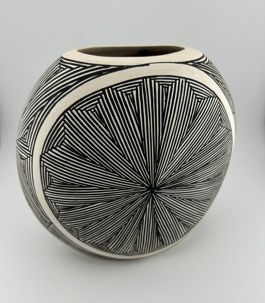 Acoma Pottery Large Vase Signed D. Estevan