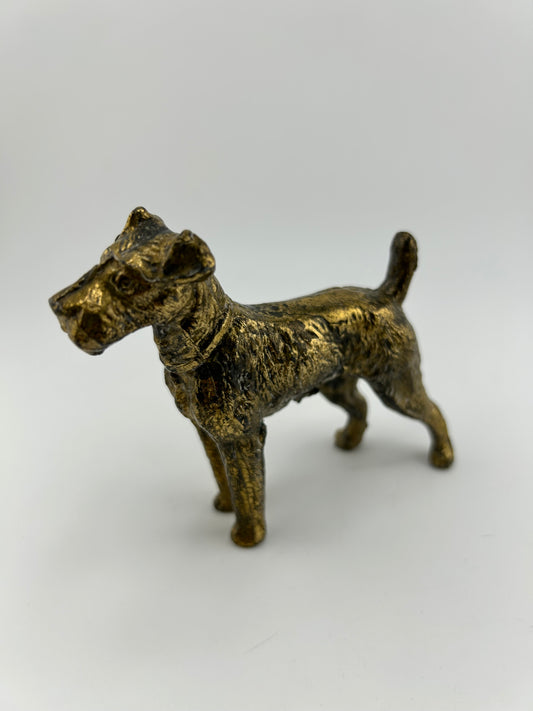 Brass Terrier Figurine
